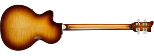 back photo of the Hofner Geman club bass